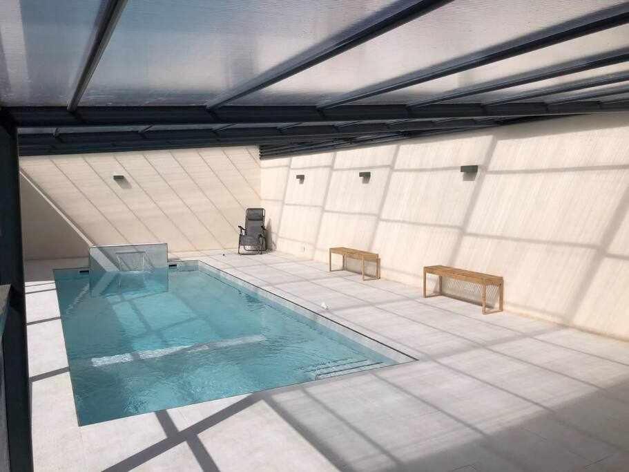 Alojamiento El Pez Casa Con Piscina Climatizada Villafranca de los Caballeros Exteriér fotografie